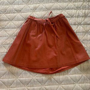 Maje Pleather Skirt